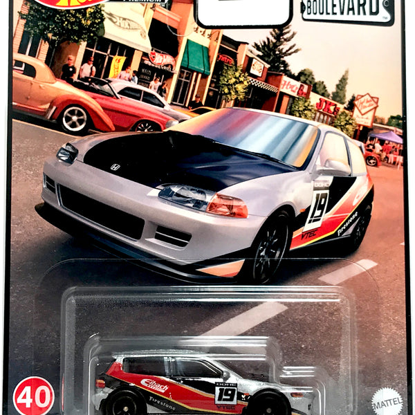 Hot Wheels Boulevard Premium #40 Honda Civic EG Custom Version (Silv