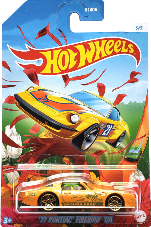2021 Hot Wheels Exclusive Spring Set #5 - 1977 Pontiac Firebird Trans AM (Orange) GRP82