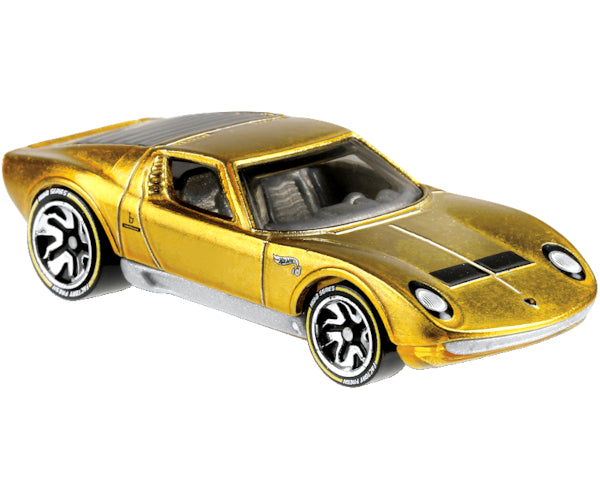 Hot Wheels id Series 1 - '71 Lamborghini Miura P400 SV (Gold) FXB06