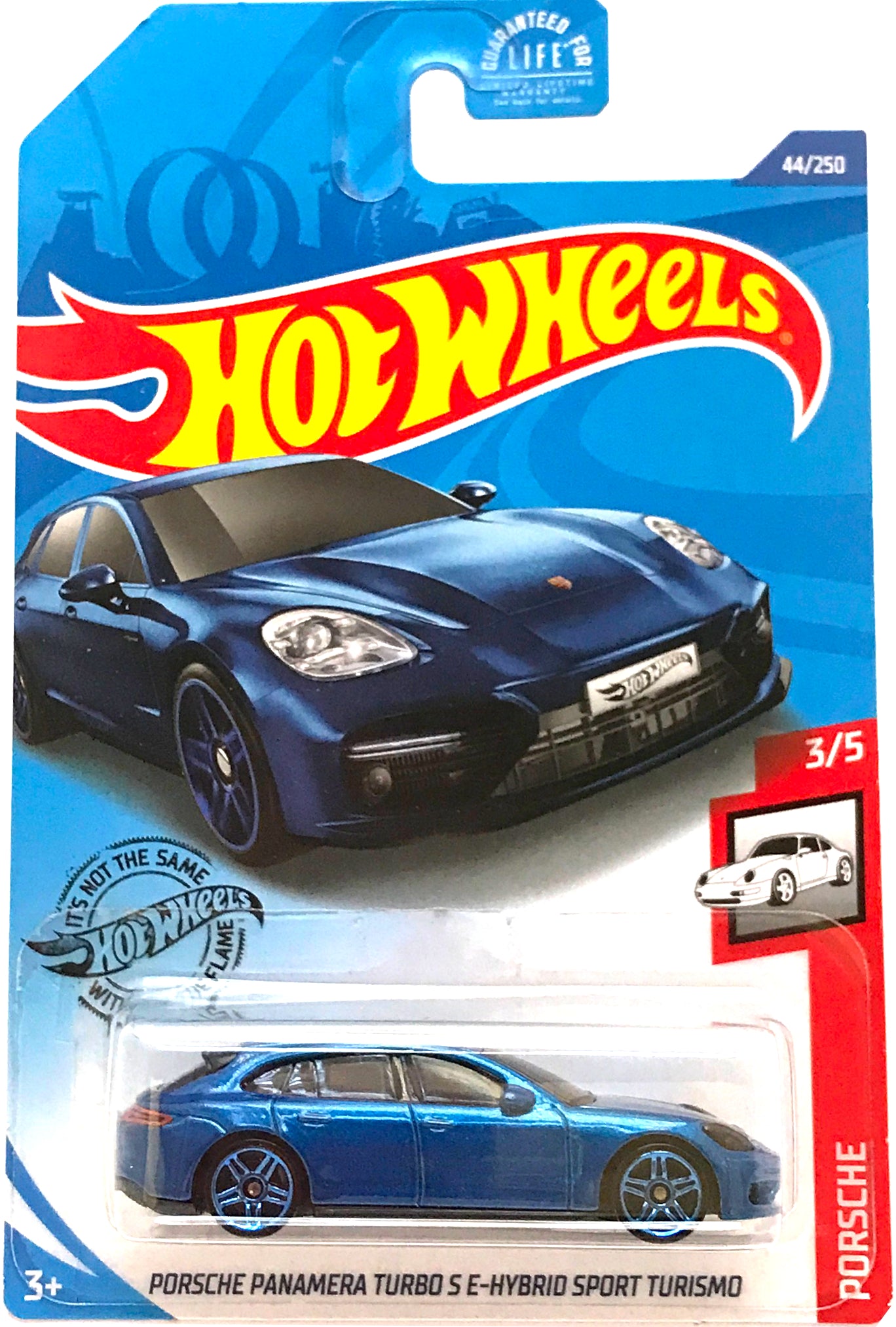 2020 Hot Wheels Mainline #044 - Porsche Panamera S Turbo (Blue) GHF19