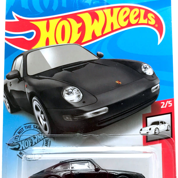 2020 Hot Wheels Mainline #72 '96 Porsche 911 Carrera 993 Black GHD19