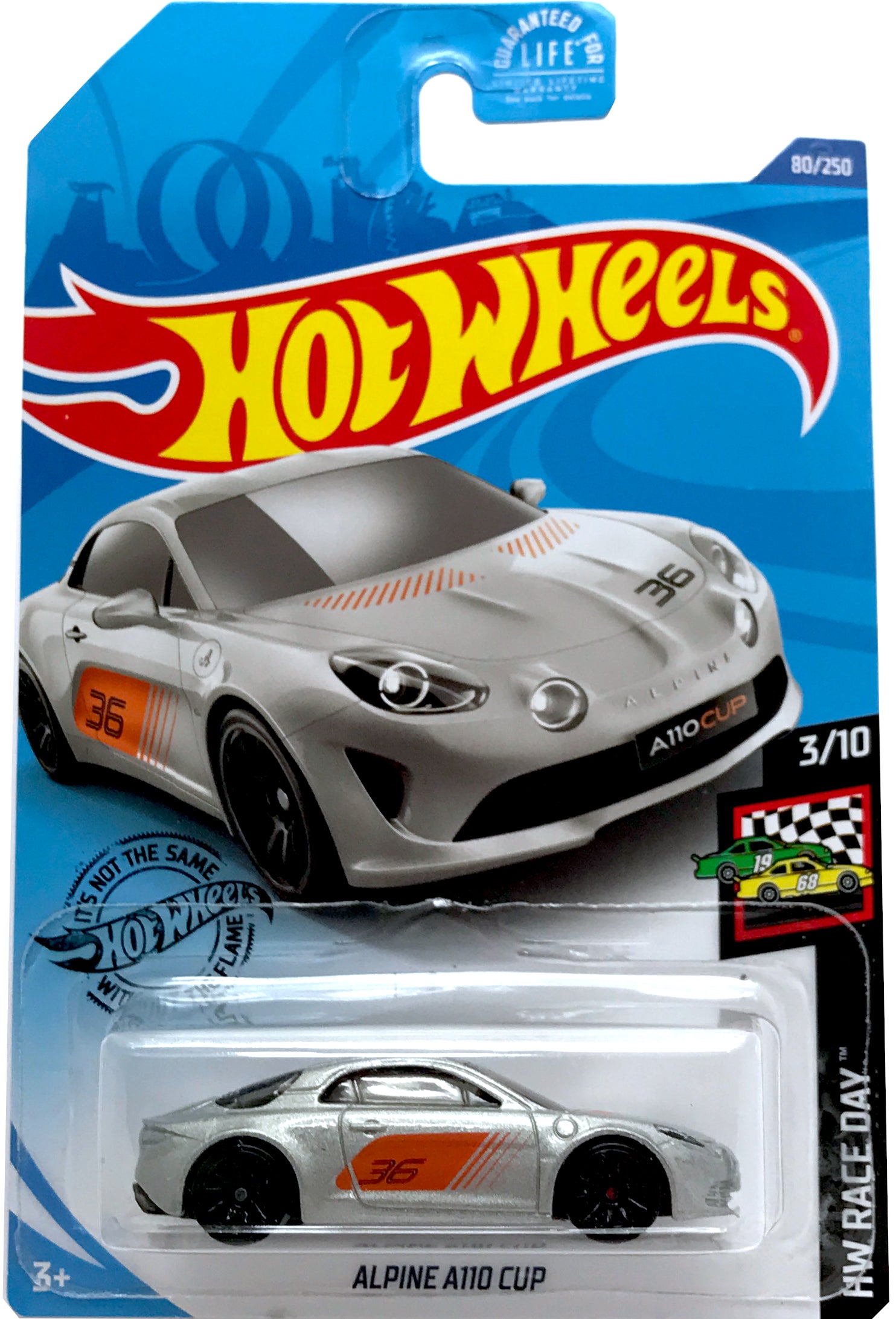 2020 Hot Wheels Mainline #080 - Alpine A110 Cup (Silver) GHF23