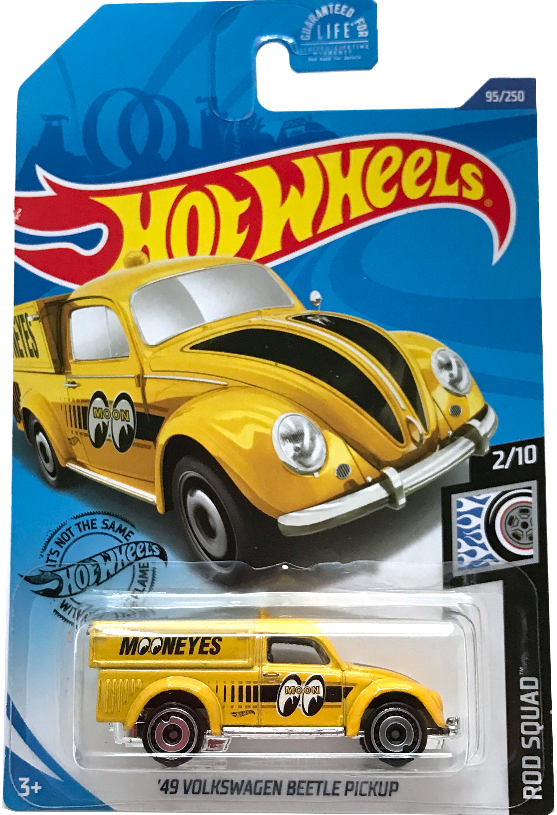 2020 Hot Wheels Mainline #095 - '49 Volkswagen Beetle Pickup (Yellow) GHD23