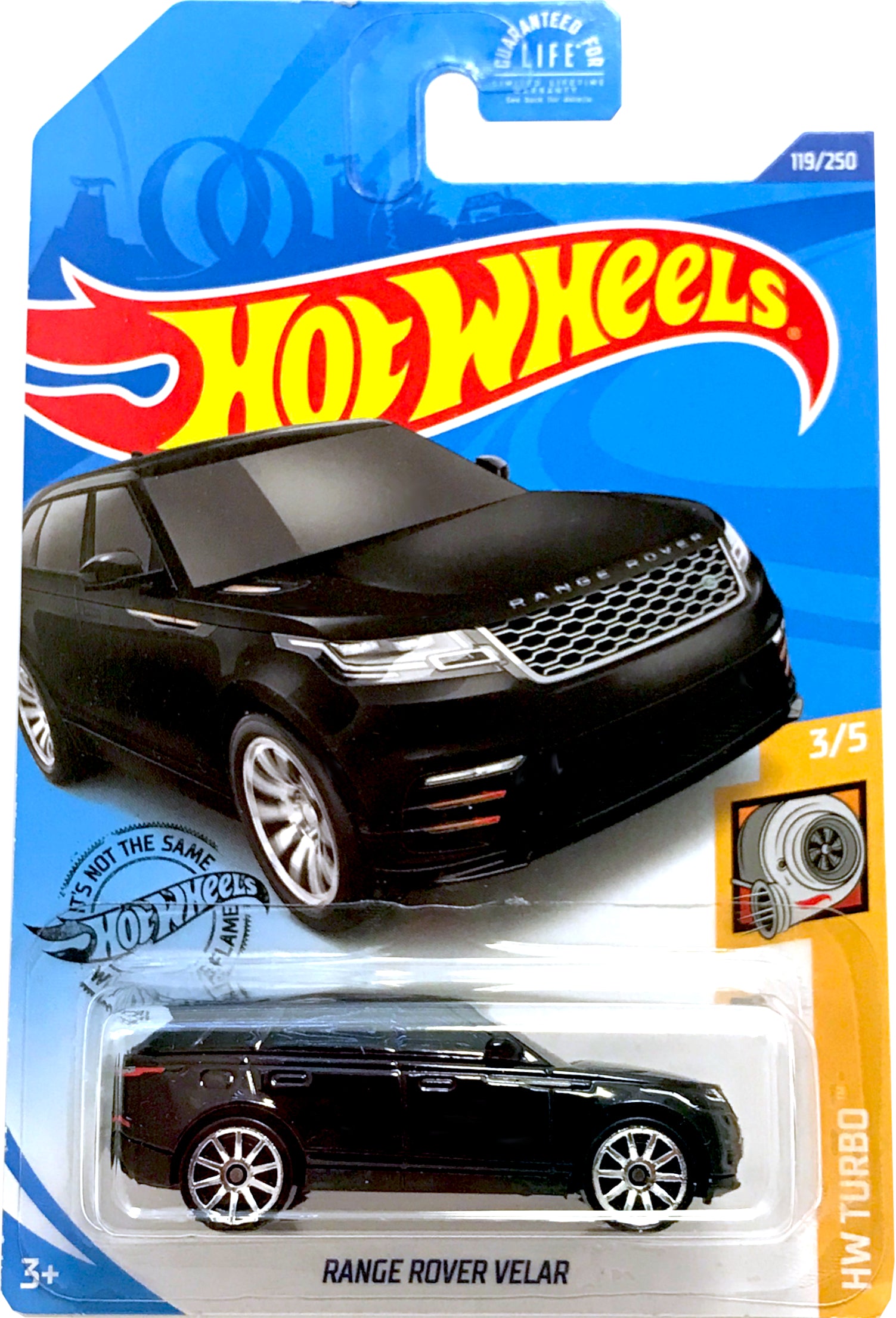 2020 Hot Wheels Mainline #119 - Range Rover Velar (Black) GHD01