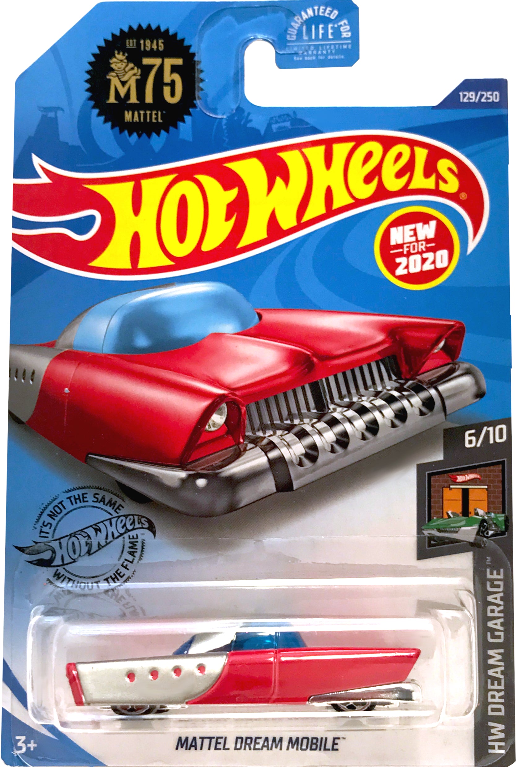 2020 Hot Wheels Mainline #129 - Mattel Dream Mobile (Red) GHB30