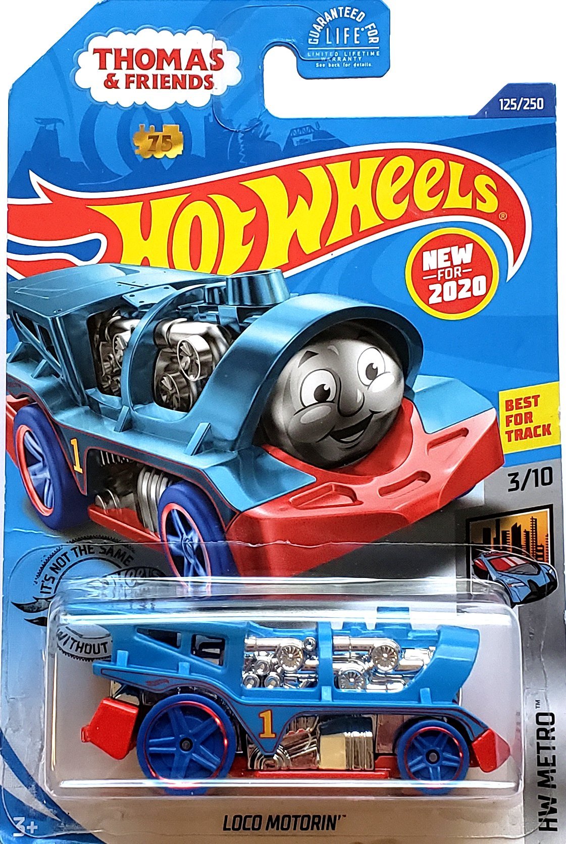 2020 Hot Wheels Mainline #125 - Loco Motorin' (Thomas & Friends Blue) GHB65