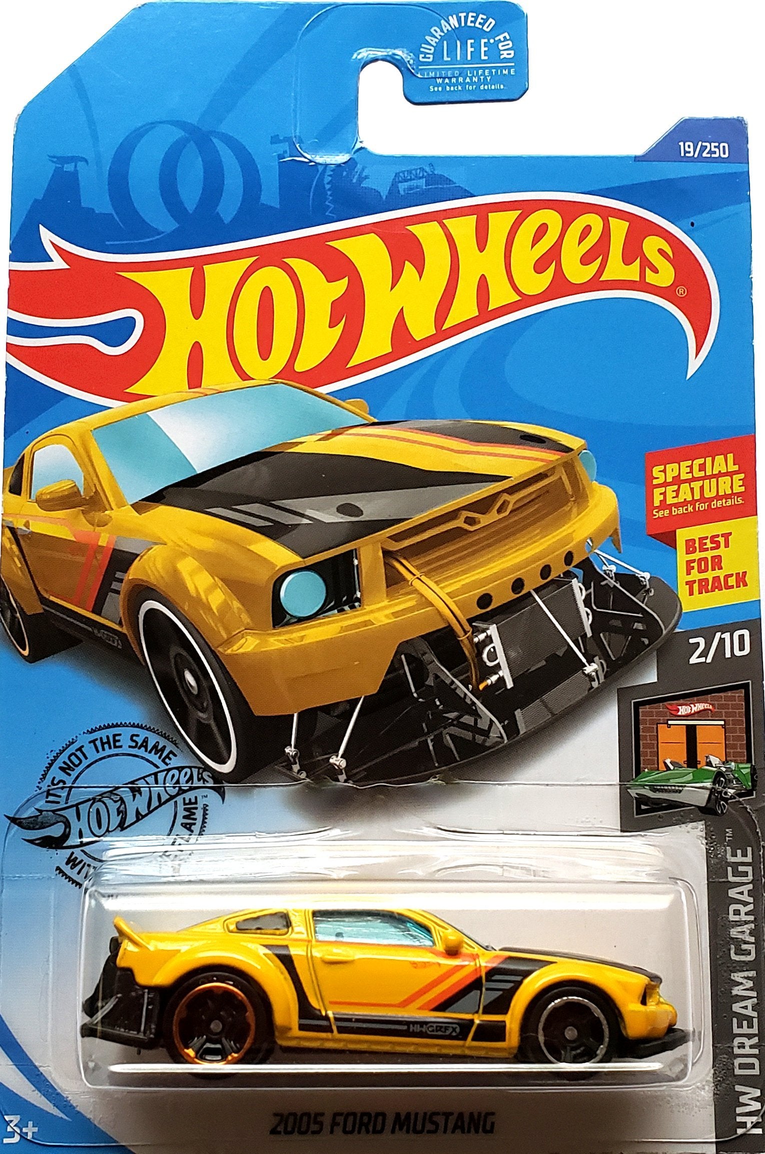 2020 Hot Wheels Mainline #019 - 2005 Ford Mustang (Yellow) GHC22