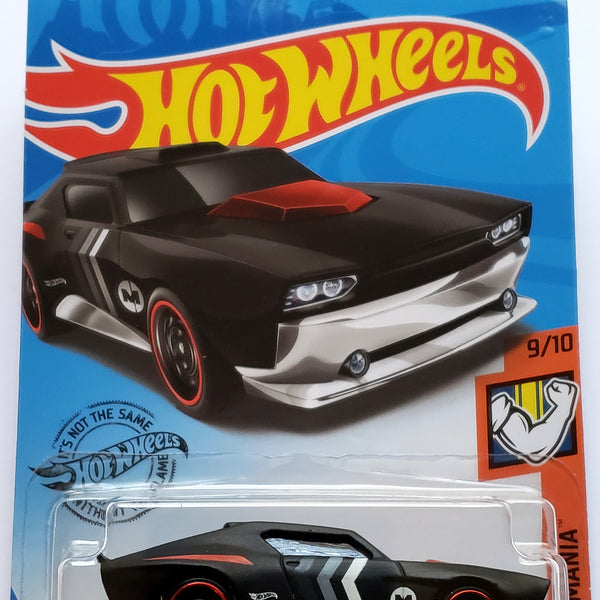 BigD Toys 2020 Hot Wheels Muscle Bound Coupe Black GHD12 Diecast Car