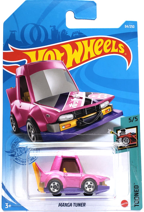 2021 Hot Wheels Mainline #084 - Manga Tuner JDM Tooned (Pink) GRY00