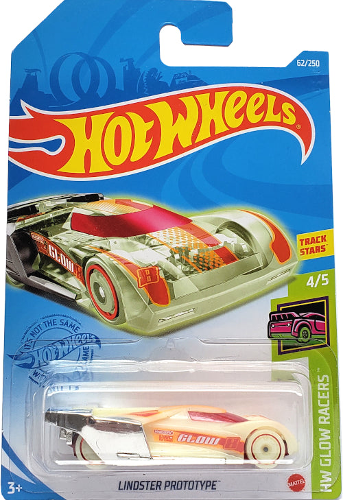 2021 Hot Wheels Mainline #062 - Lindster Prototype (Glow In The Dark) GRY16