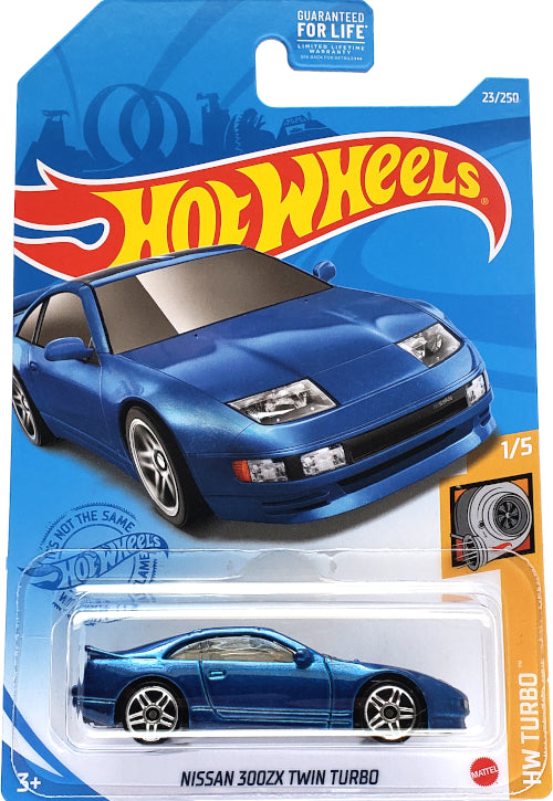2021 Hot Wheels Mainline #023 - Nissan 300ZX Twin Turbo (Blue) GRY55