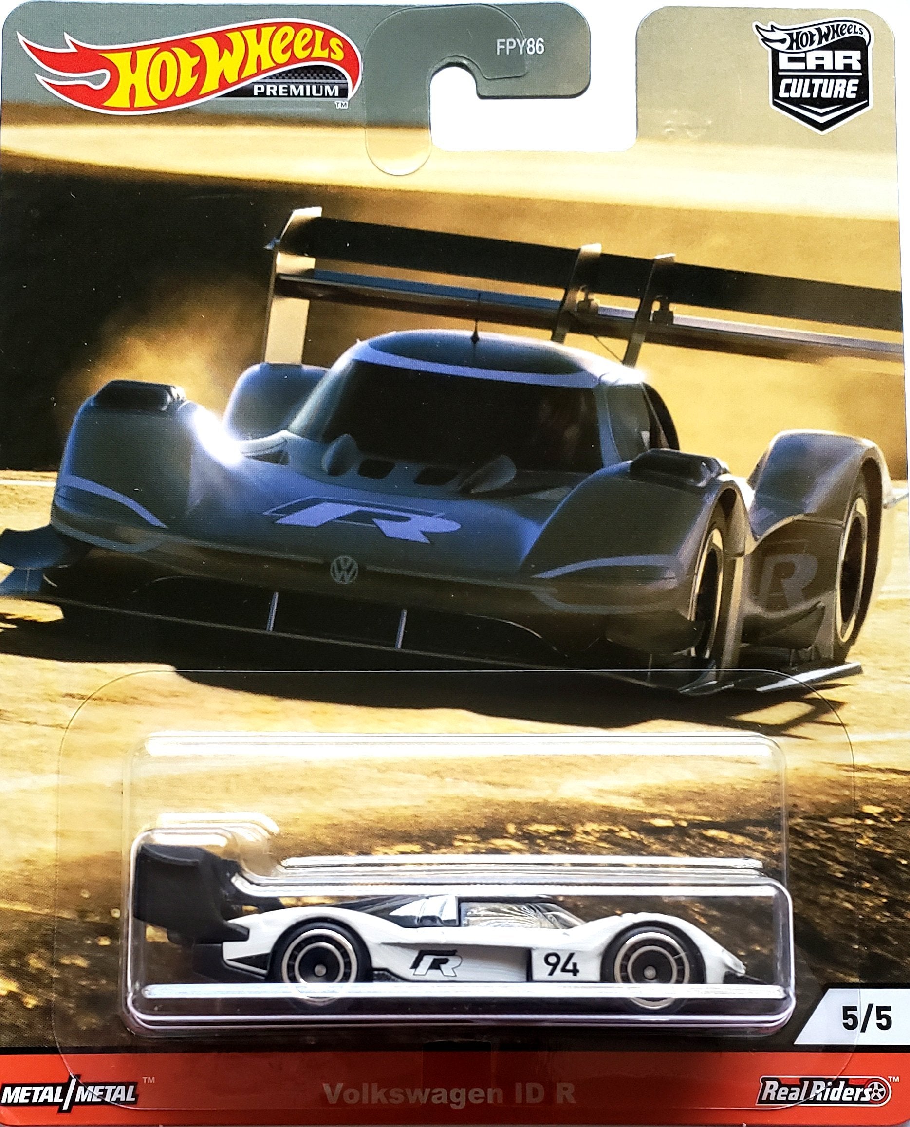 Hot Wheels Premium - Volkswagen ID.R (Pikes Peak White) GJP92