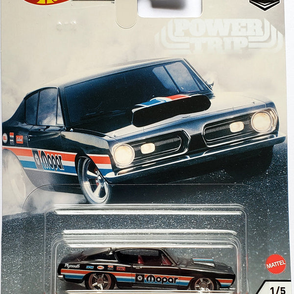 Hot Wheels Premium - Plymouth Barracuda HEMI (Black Mopar) GJR01
