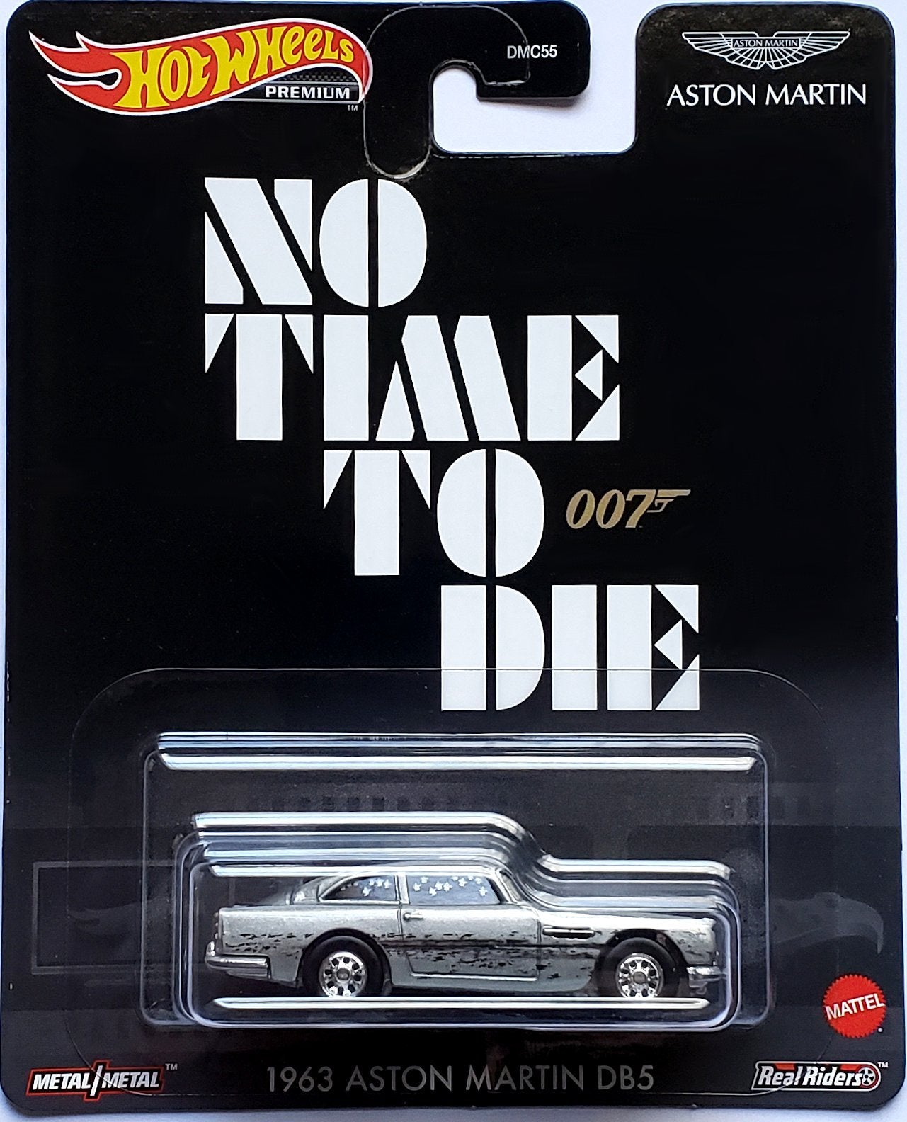 Hot Wheels Premium - 1963 Aston Martin DB5 (No Time to Die) James Bond 007 GRL64
