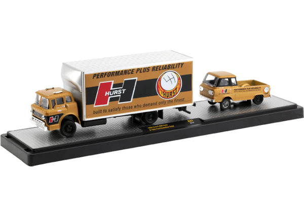 M2 Machines Auto Haulers R41-20-21 1966 Ford C950 1965 Econoline Truck