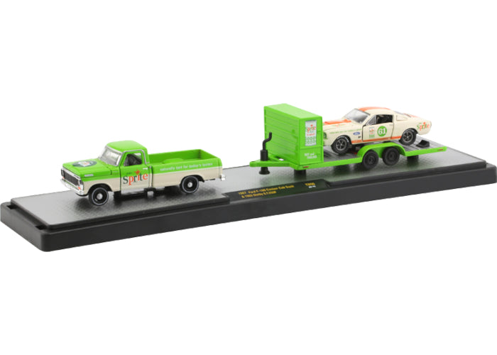 2020 M2 Machines Auto Haulers TW06-20-15 - 1967 Ford F-100 and 1965 Ford Mustang Shelby GT350R
