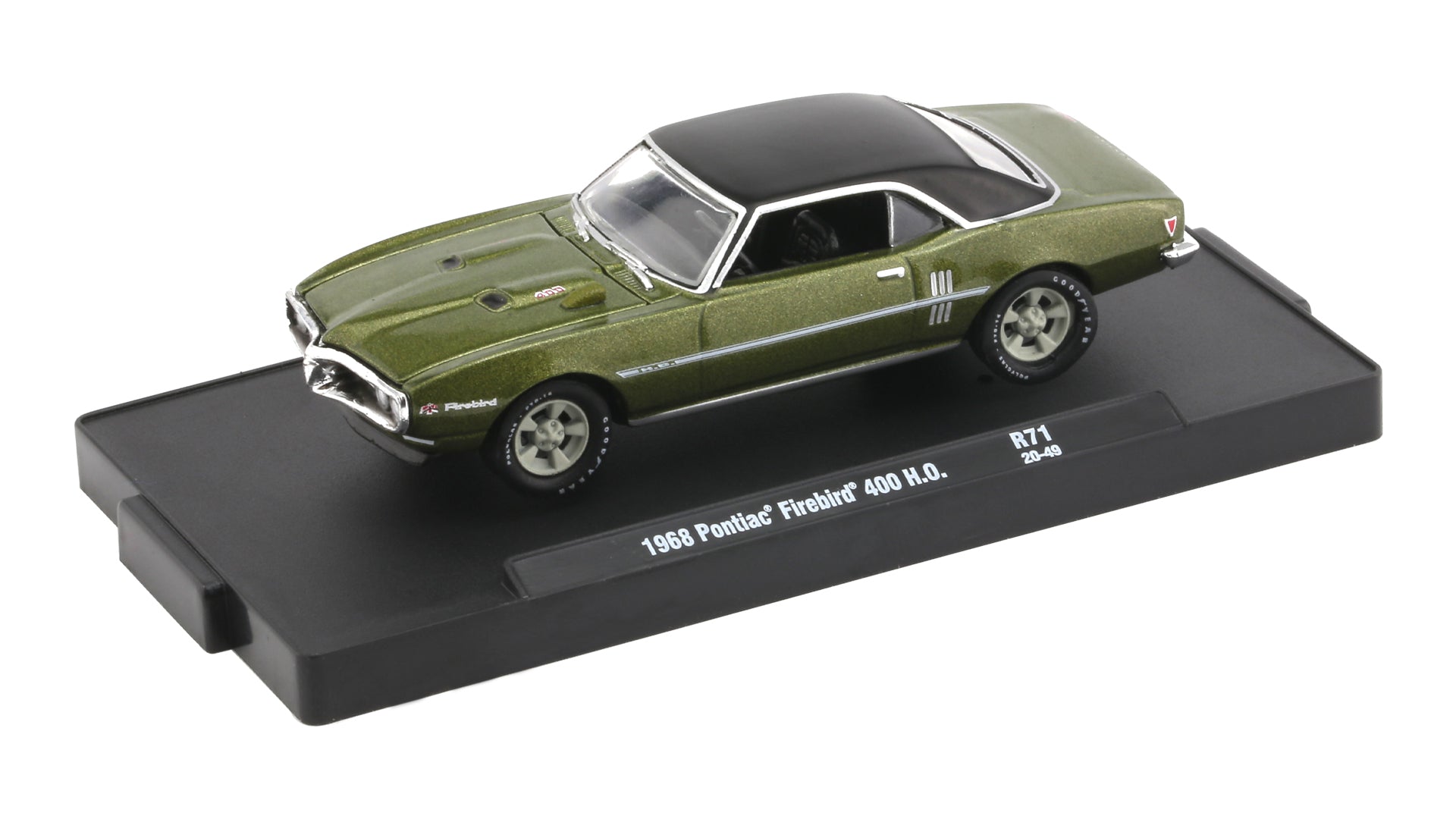 2020 M2 Machines Auto Drivers #R712049 - 1968 Pontiac Firebird 400 H.O. (Green)